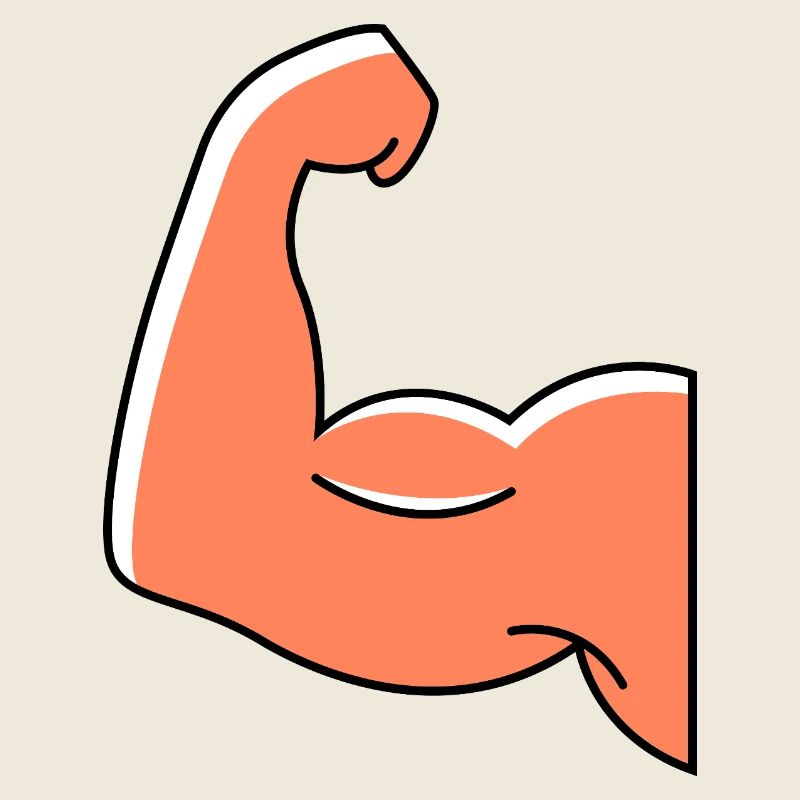 Icône musculaire d’haltère