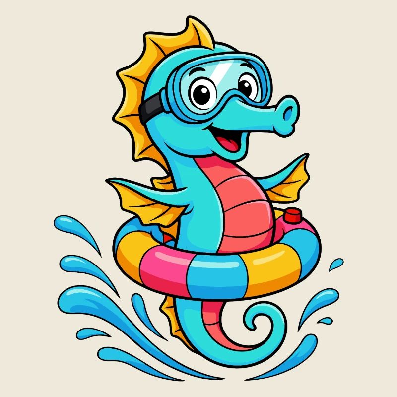 Hippocampe drôle