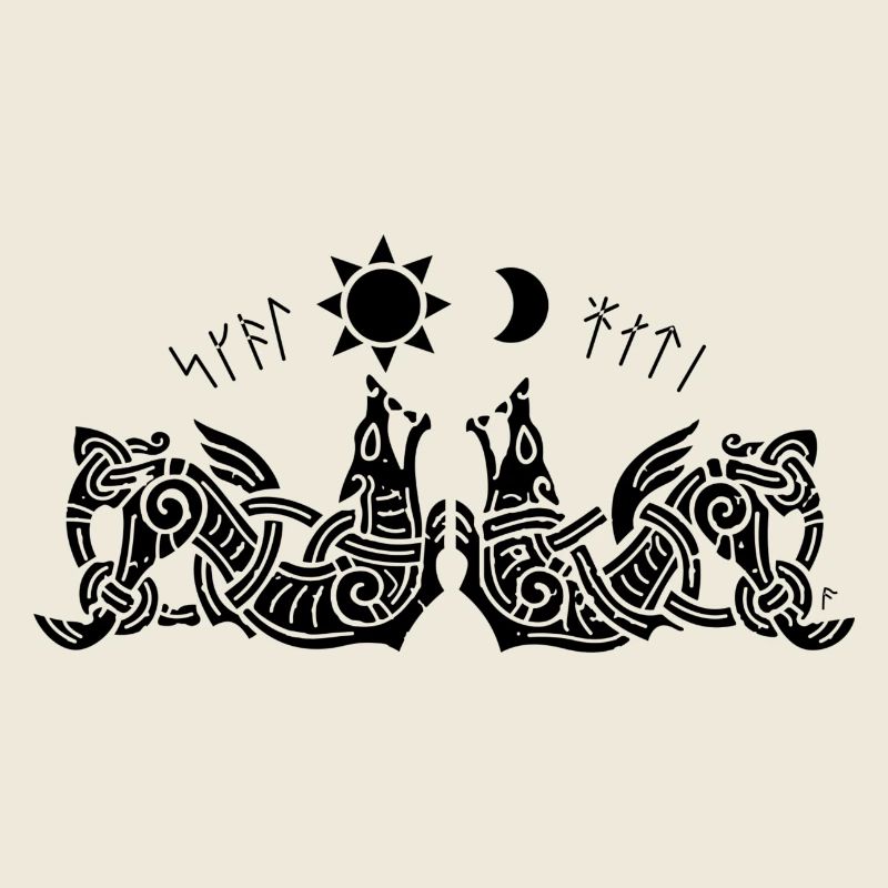 Odin Geri und Freki 4