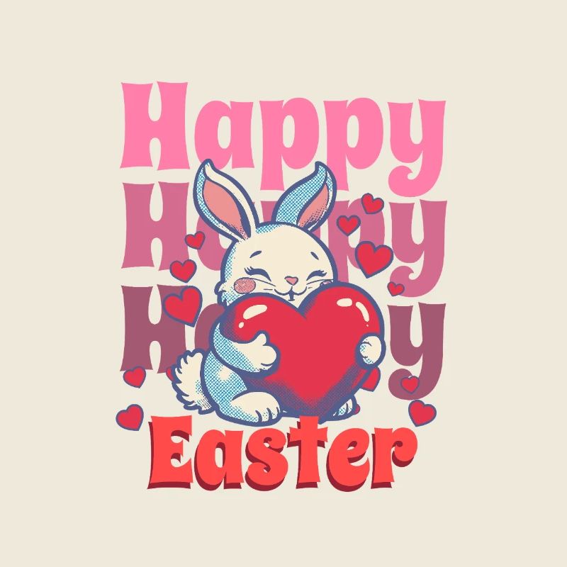 Joyeuses Pâques cher lapin