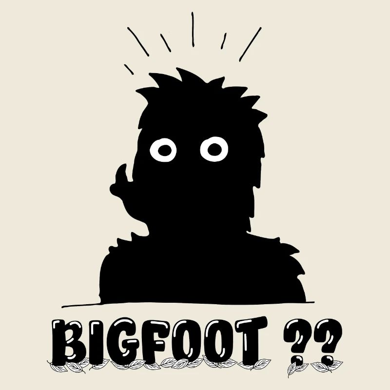 Sasquatch?? Illustration minimale de Sasquatch