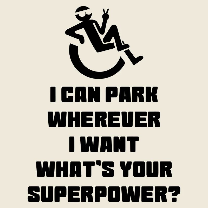 Ein Rollstuhlfahrer darf überall parken #