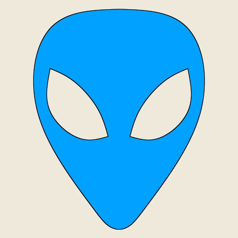 Alien - (Blau)