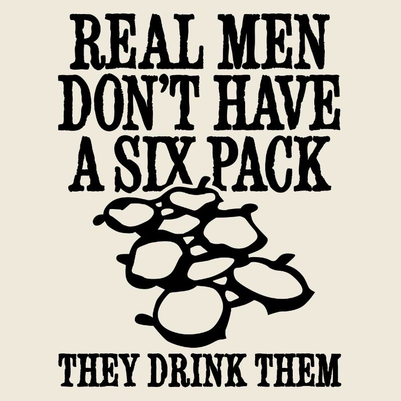 Lustige bier echte Männer Sixpack Bierbauch Vater