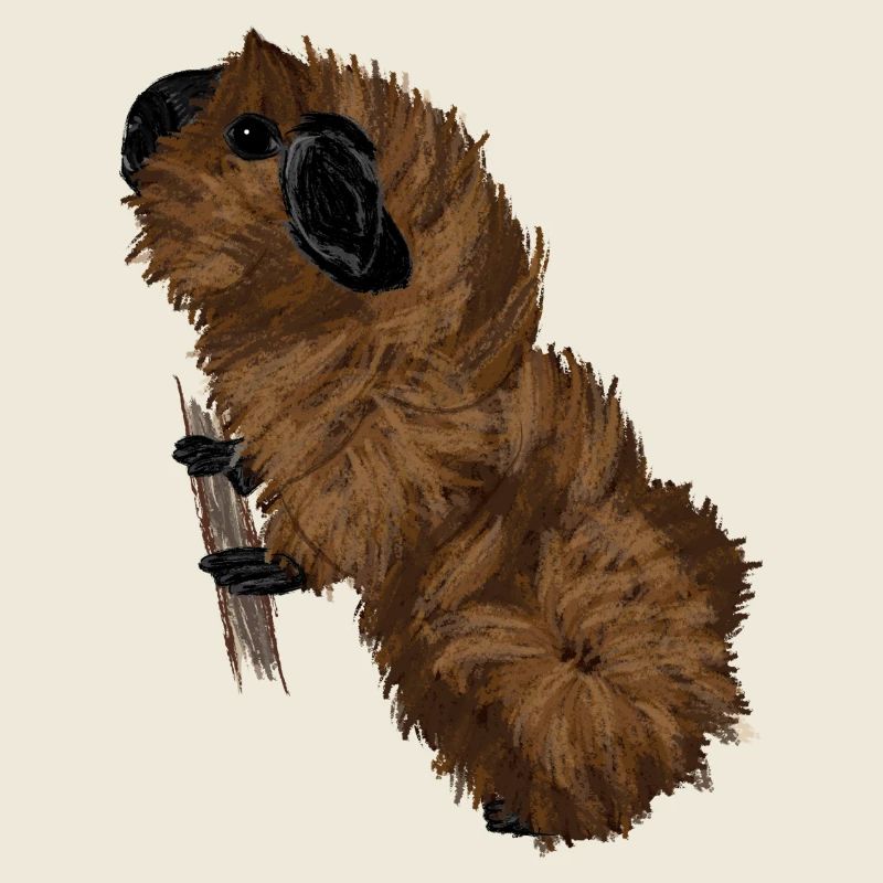 Design mit einem Rosetten-Meerschweinchen 3