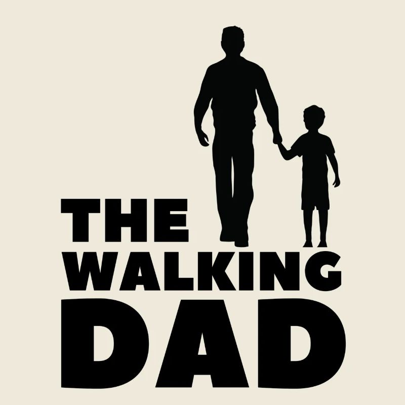 Eltern Kind Silhouette Hand in Hand