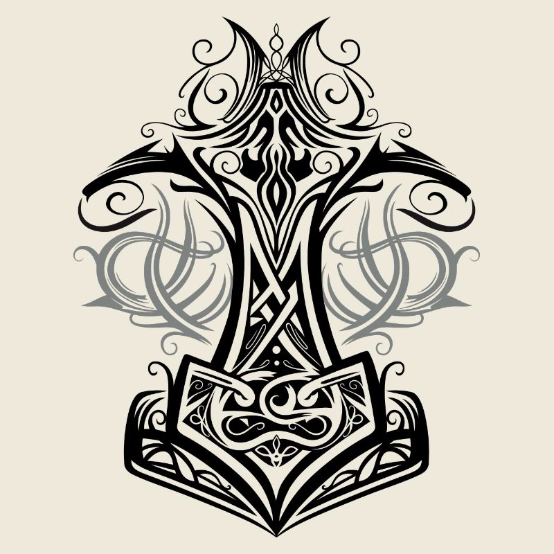 Thors Hammer Mjolnir Wikinger Symbol