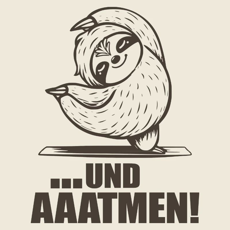Faultier Lustiger Spruch Atmen