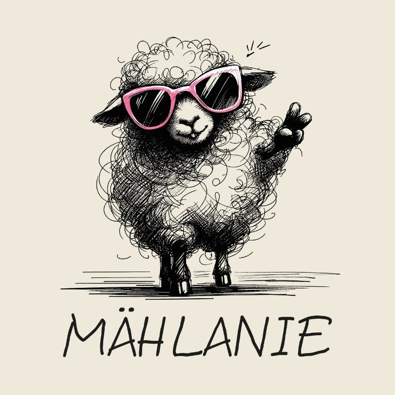 mählanie melanie meli melli schaf name lustig2