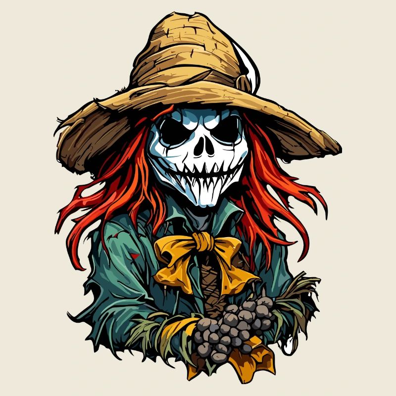 Vogelscheuche / Erntehelfer / Maisfeld / Feld