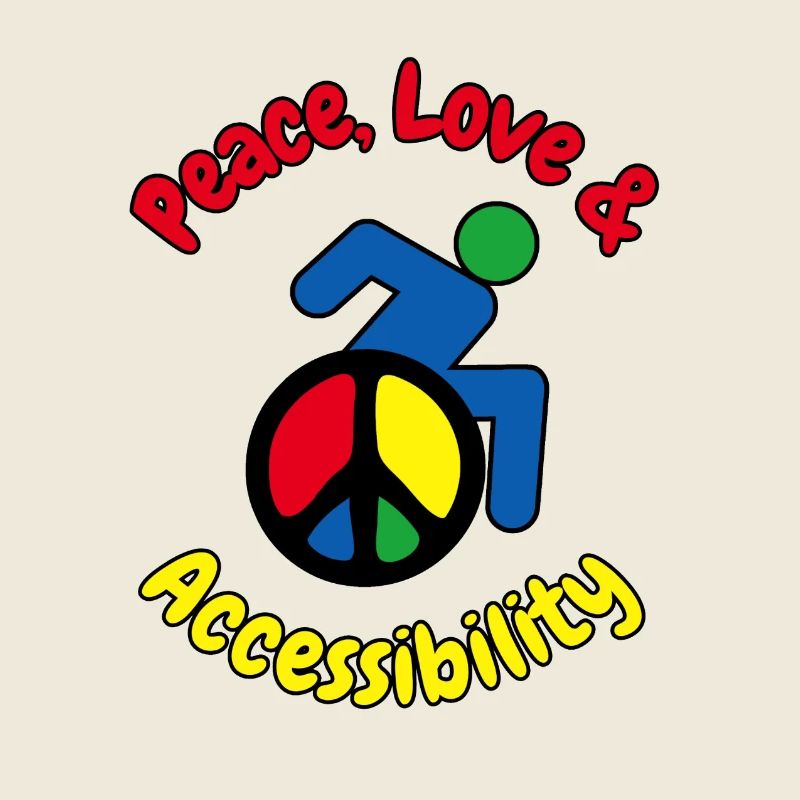 Paix, amour et accessibilité en fauteuil roulant #