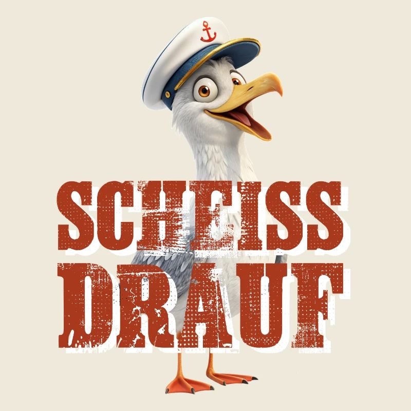 Scheiß drauf Möwe