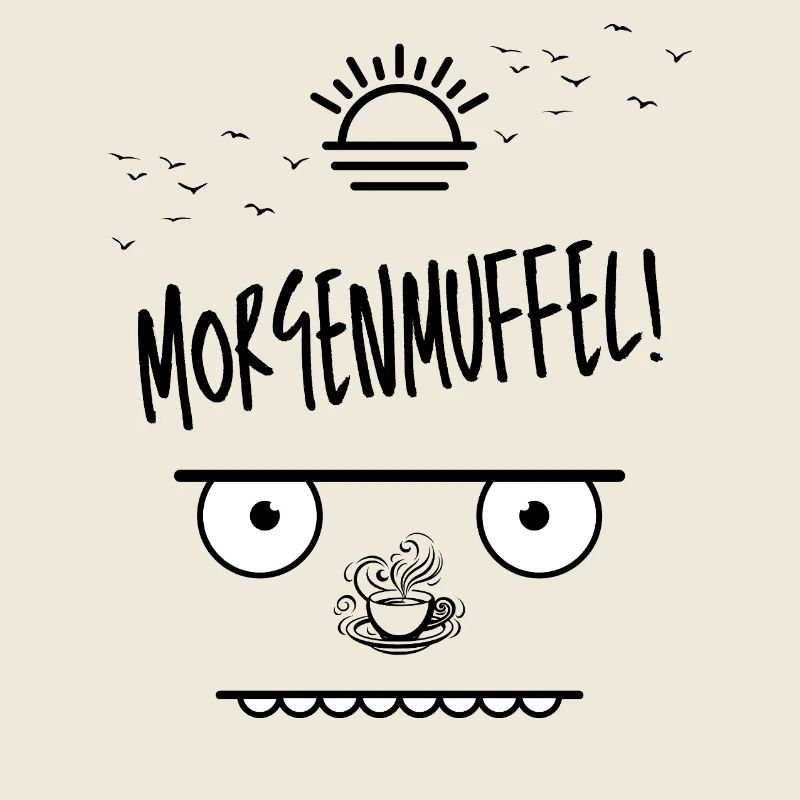 Morgenmuffel mit Kaffee