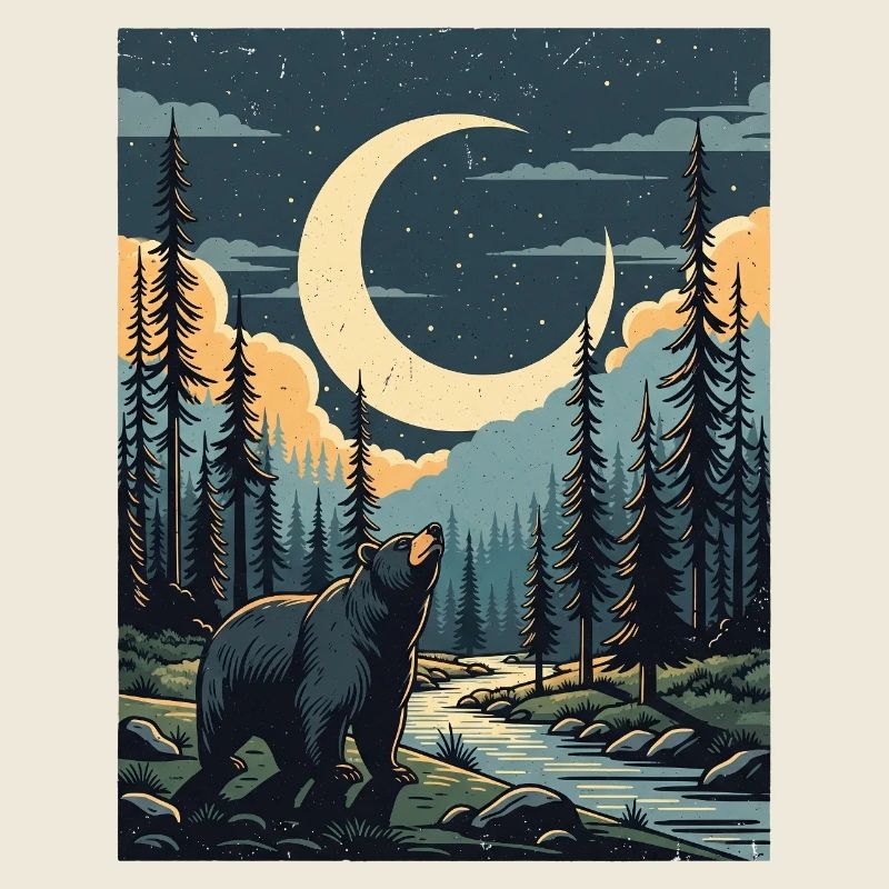 Ours dans la nuit