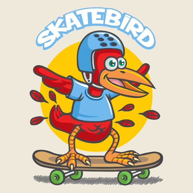Skatebird cartoon