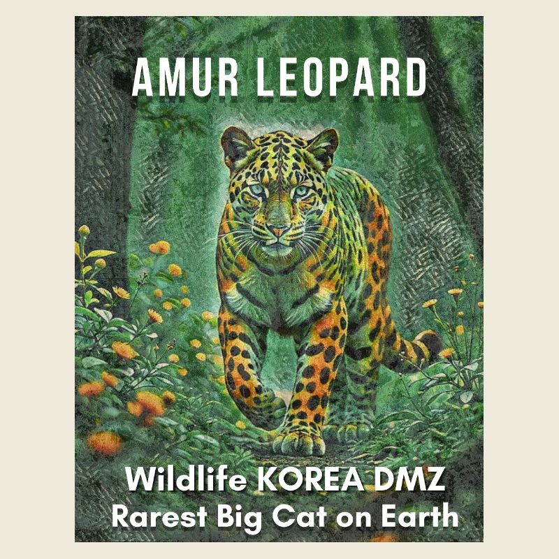 Amur Leopard – Seltene Wildkatze Korea DMZ