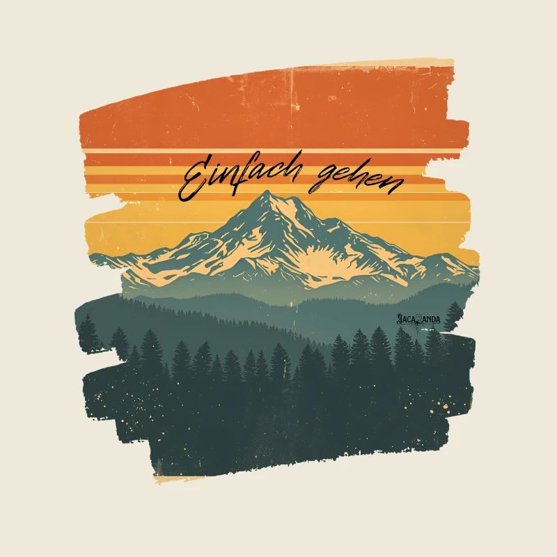 Jacaranda "Einfach gehen" Berglandschaft