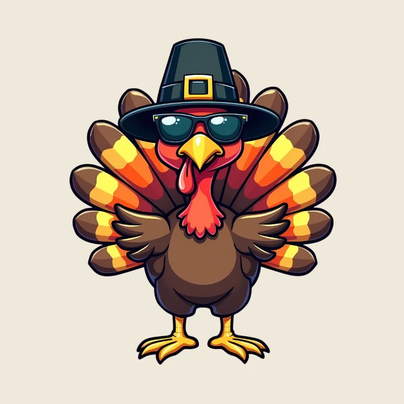 Thanksgiving Drôle Dinde de Thanksgiving