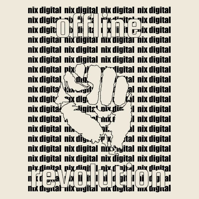 Offline Revolution – Digital Detox Statement Desig