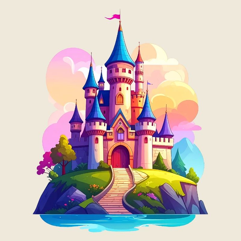 Colorful castle