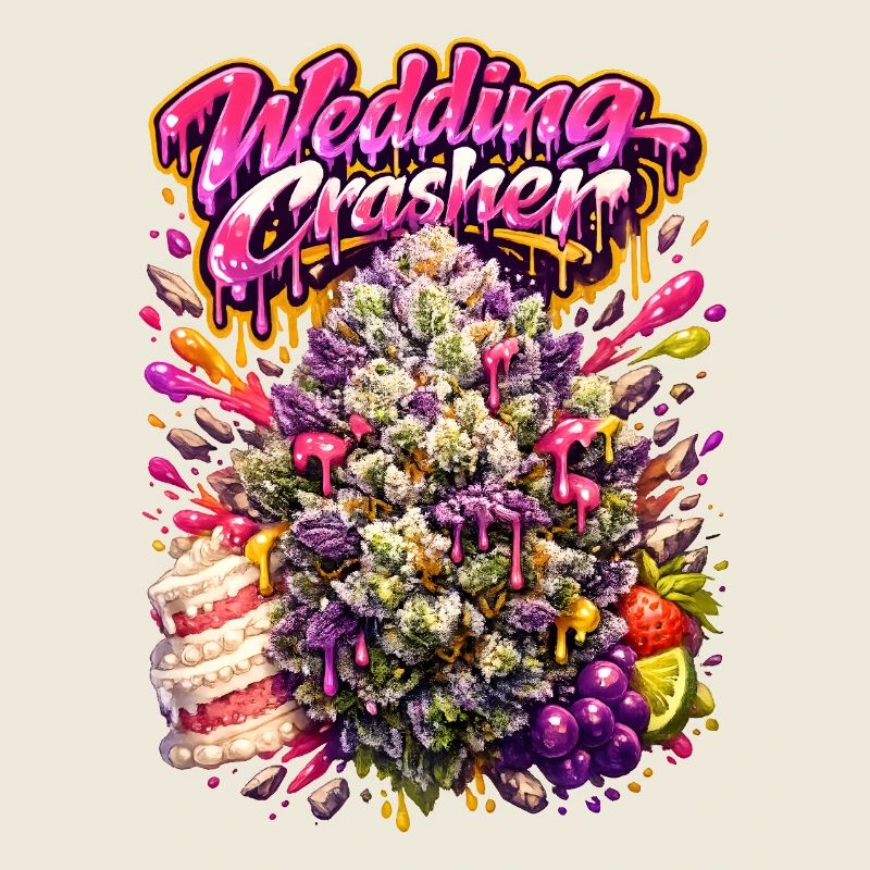 Hochzeitscrasher Graffiti-Kunstdruck