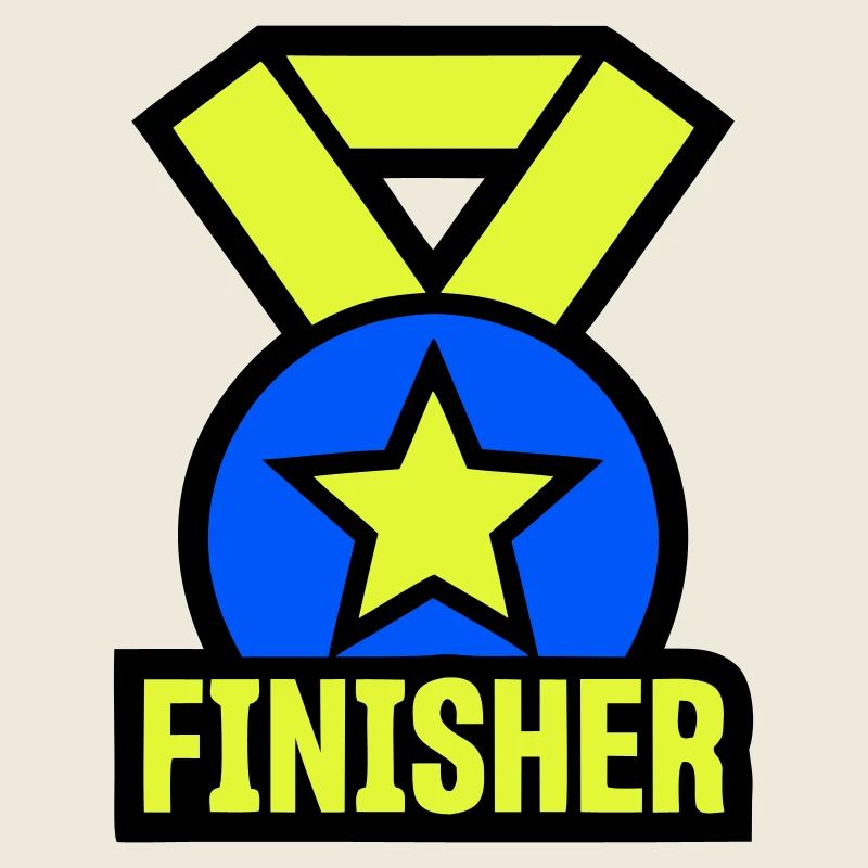 Stolzer Finisher Medaille Stern
