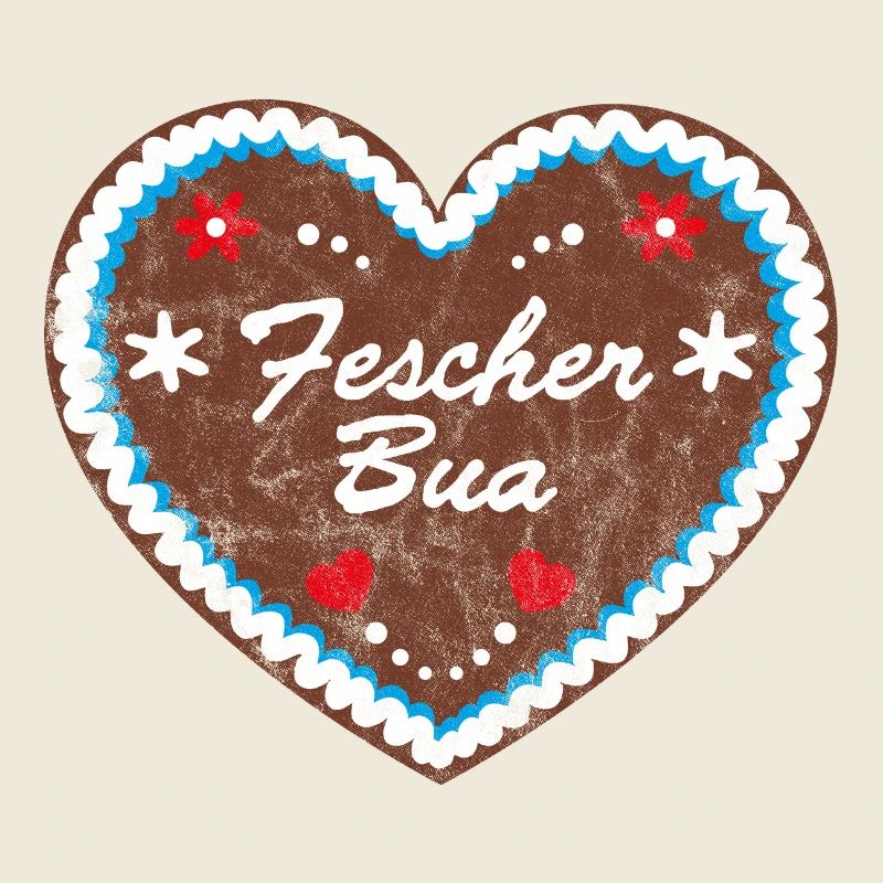 Lebkuchenherz "Fescher Bua"