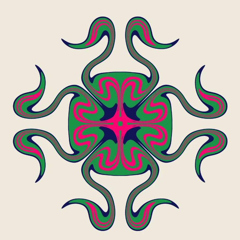 Abstract art with different colors