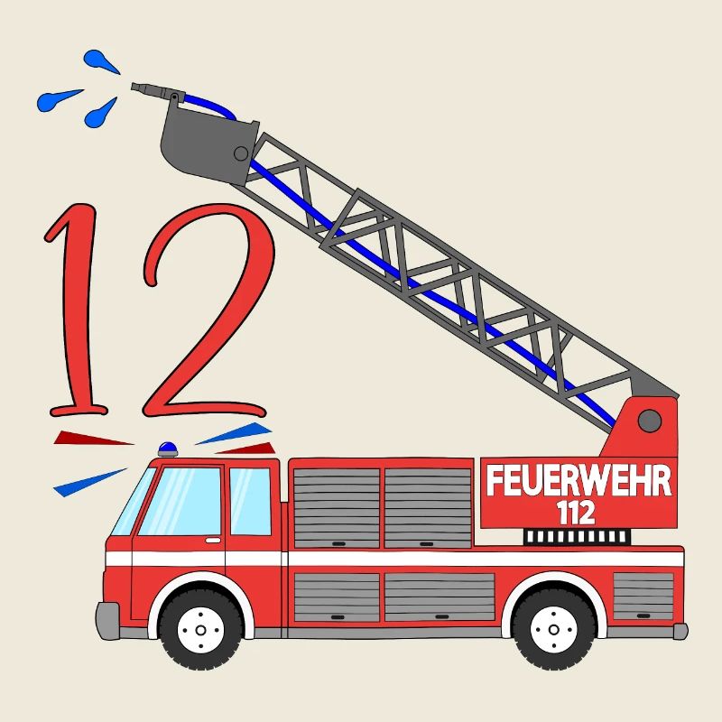 Feuerwehrauto 12. Geburtstag