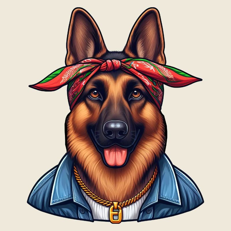 German Shepherd The DJ