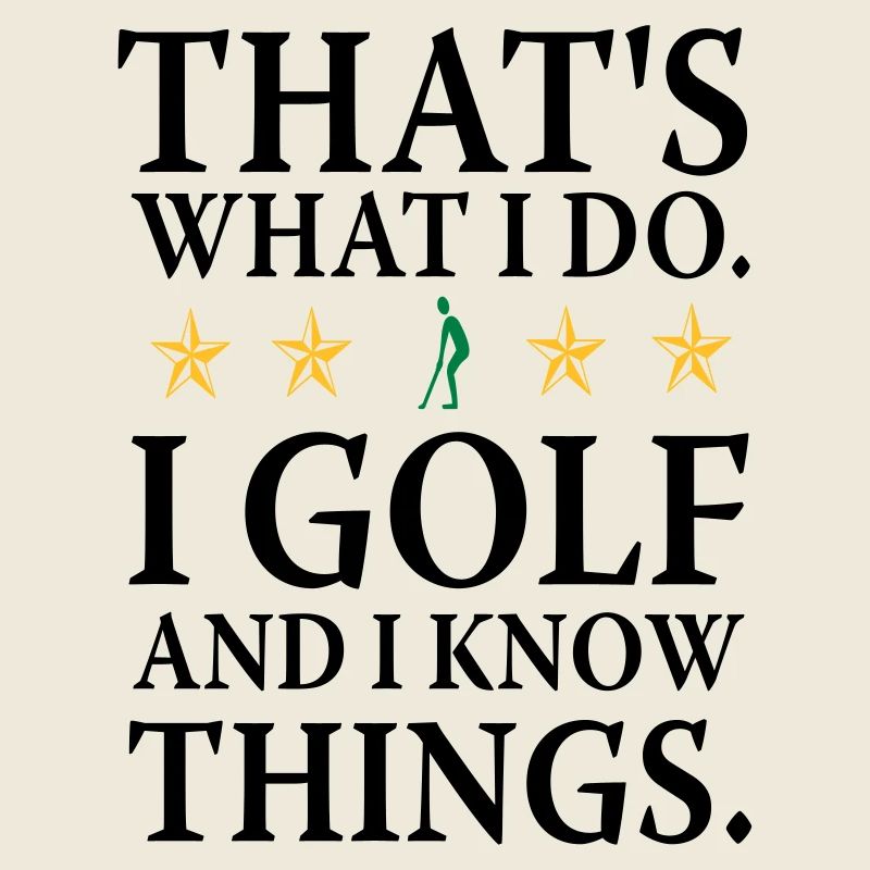 Ich spiele Golf
