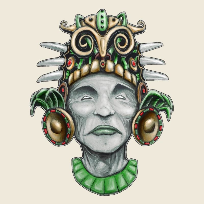 Aztekisch inspirierter Gott 2