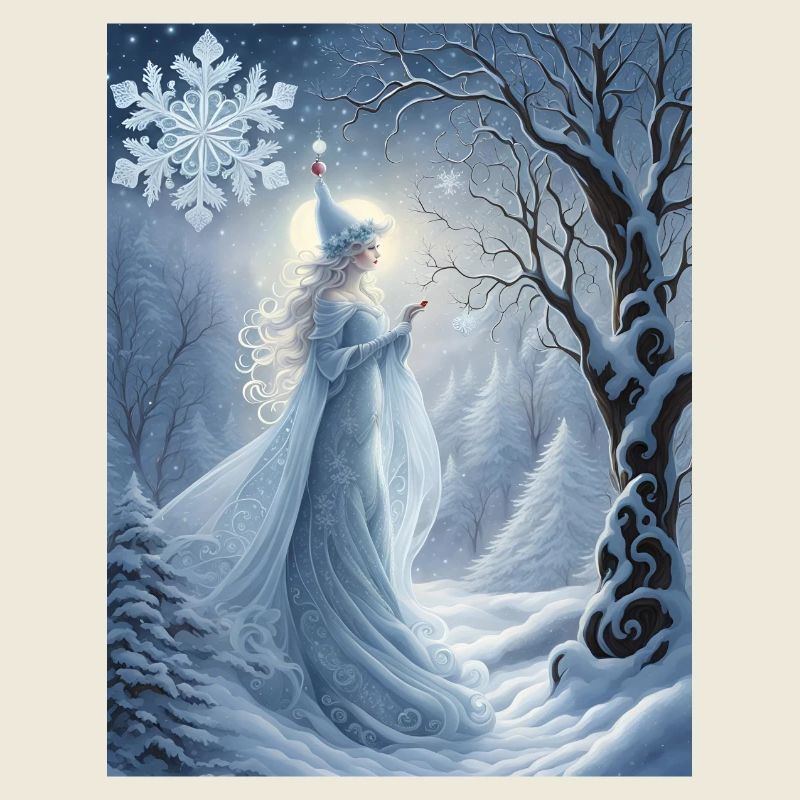 Die zweitjüngste Tochter des Winters heißt Crystal