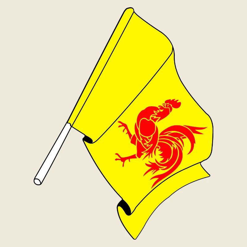 Drapeau de la Wallonie Belgique