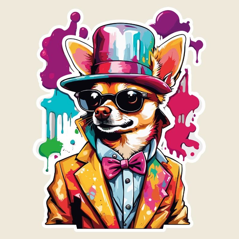 Chihuahua / kleiner Hund / Tier / winzig / Rasse