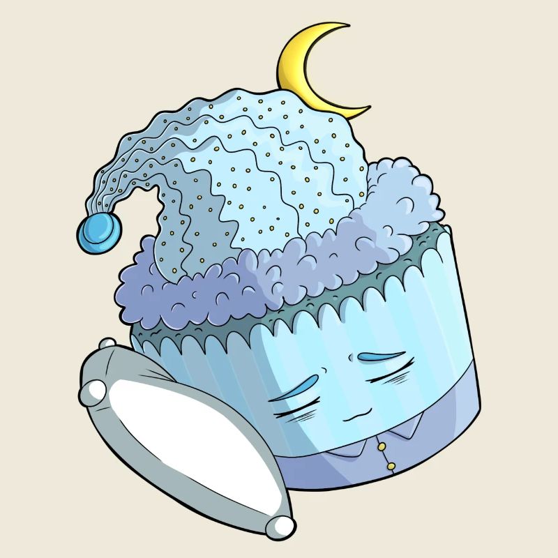 Sleeping Cupcake