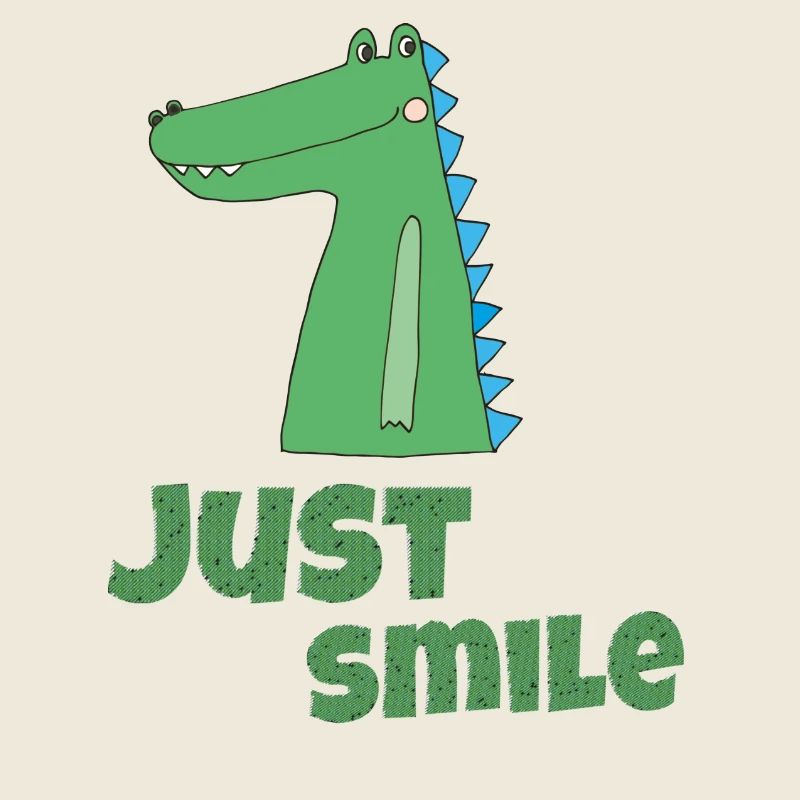 Crocodile juste sourire