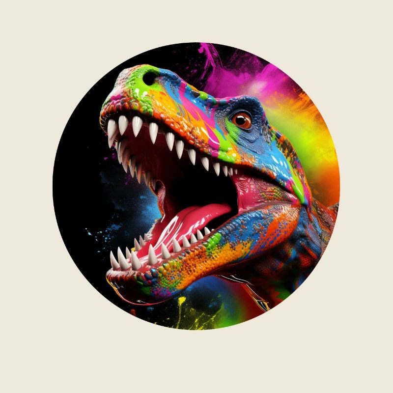 T Rex coloré2