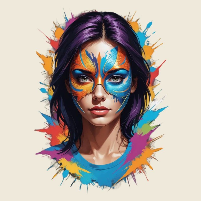 "Colourful masquerade: style meets protection"