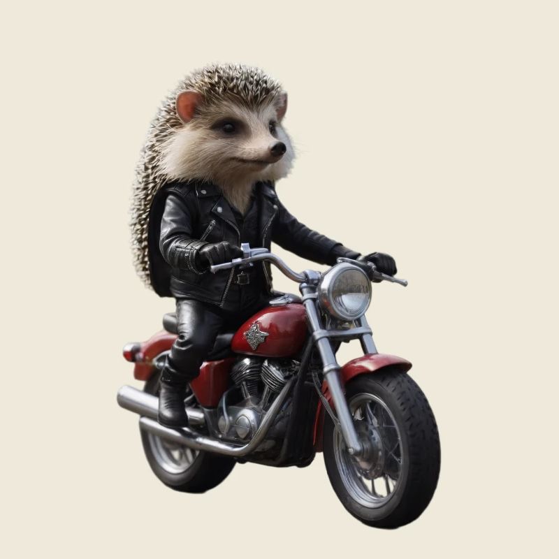 Herisson motard