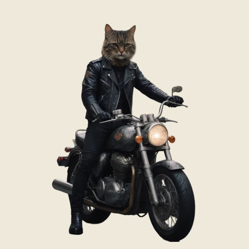Chat motard
