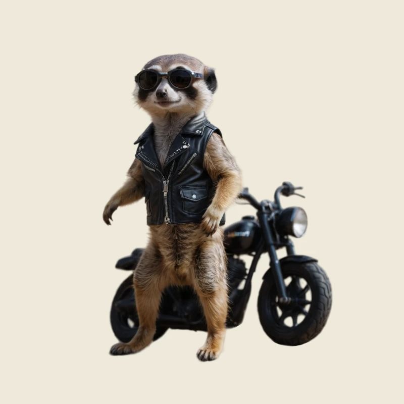 Biker meerkat
