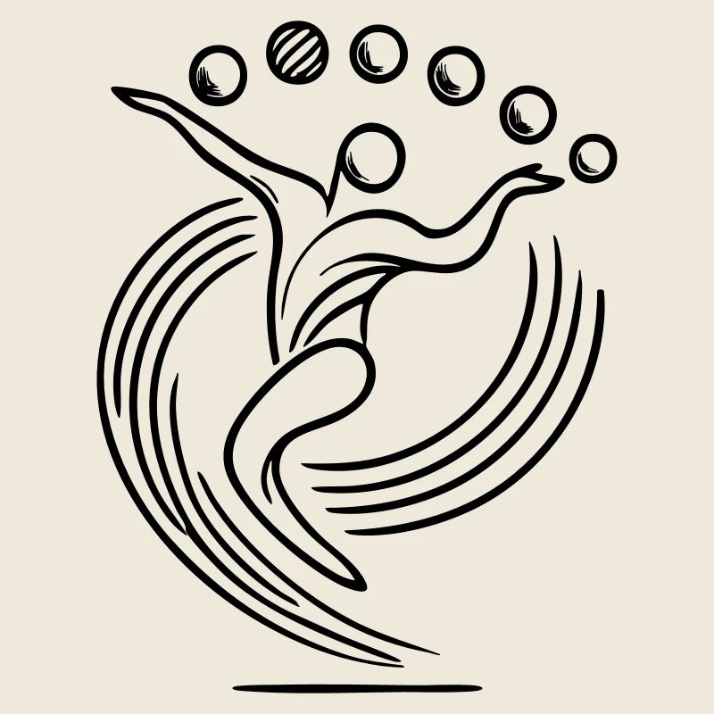 Juggling Juggler Logo
