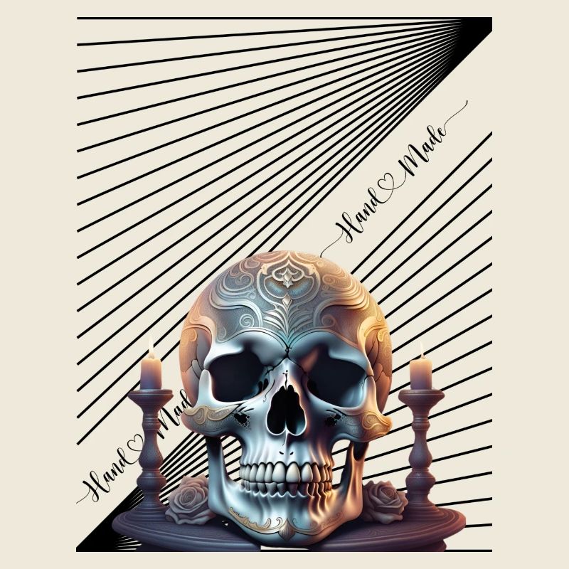 Hand Made Skull Ahead