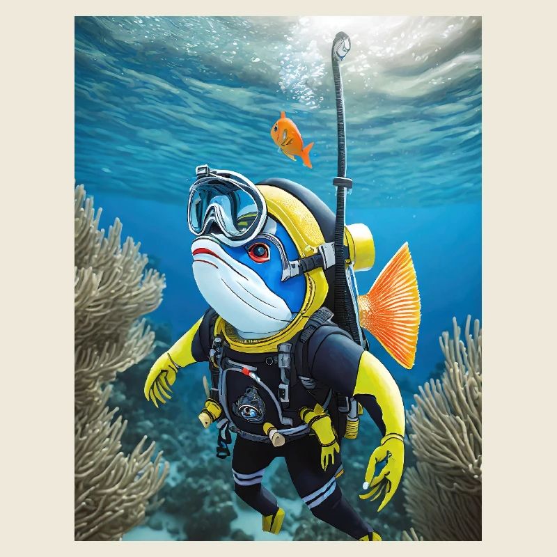 Fish in a diving suit 2