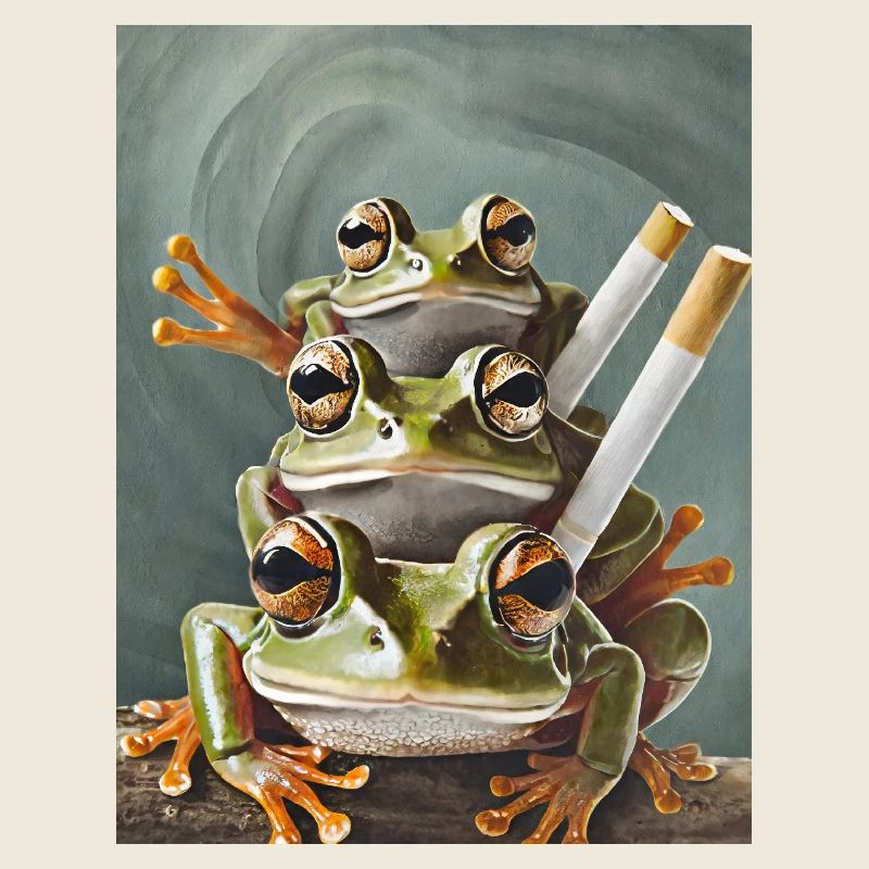 Smoking frogs
