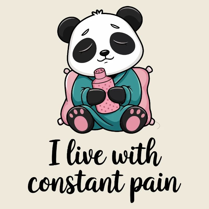 Panda avec une douleur constante