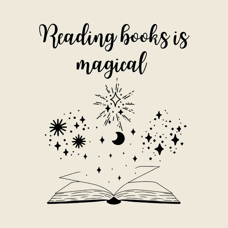 Reading books is magical