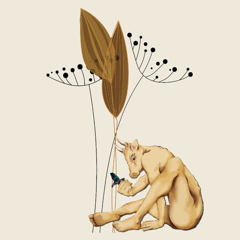 Seedbound Centaur with Dried Pods