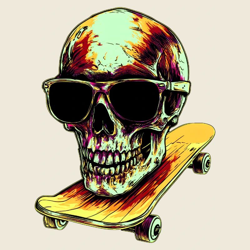 Skulls Skateboard